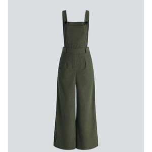 NEW OLIVE / GREEN CORDUROY JUMPSUIT